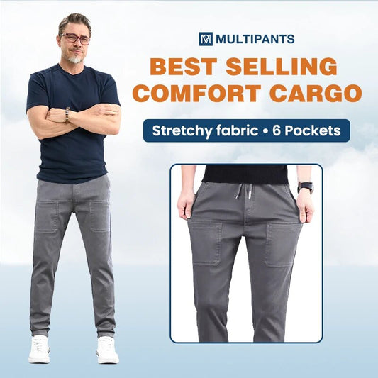 🔥High Stretch Skinny Cargohose mit mehreren Taschen für Herren