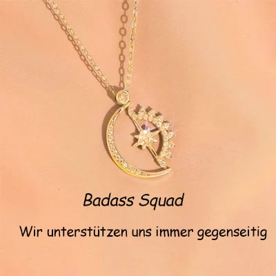 Last-Day-Aktion 49 % RABATT⇝💓An meine Badass Squad-Halskette – „Wir unterstützen uns immer gegenseitig“👩‍❤️‍👩