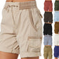 Beliebte Cargo-Shorts mit hoher Taille für Frauen