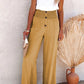 Hot Sale Leinenmischung High Rise Smocked Pants