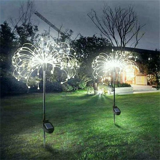 🔥Letzter Tag 50% OFF - Wasserdichtes Solar Gartenfeuerwerk Licht💯💯💯