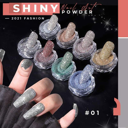 😲Sparkling Crystal Glitter für atemberaubende Nailart💅