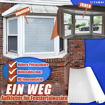 🔥2 KAUFEN, 1 GRATIS🎁Einweg-Jalousie-Sichtschutz-Fensterabdeckung