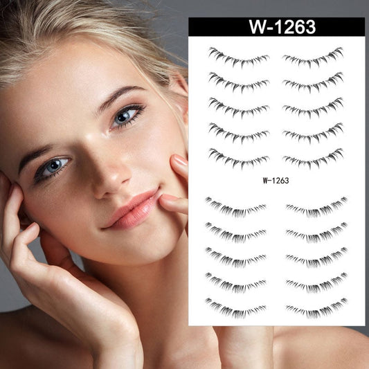 Faul Wasserdichter 6D-Imitat-ökologischer Eyeliner-Wimpernaufkleber