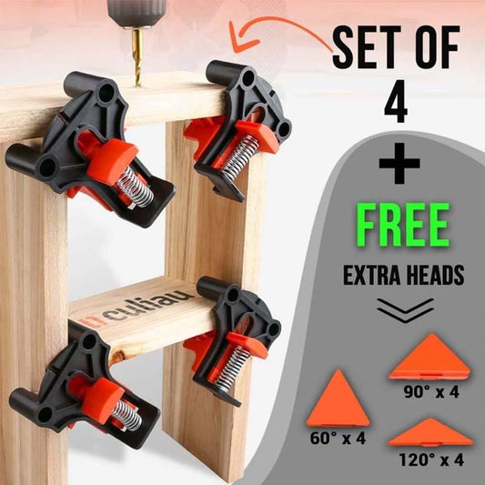 🔥2023 Neue heiße Verkauf 50% Off🔥Clamp Set (4 PCS+8 Free 60° & 90° & 120° Heads）