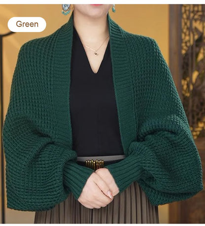 Gestrickter weicher Schal Cardigan für Frauen