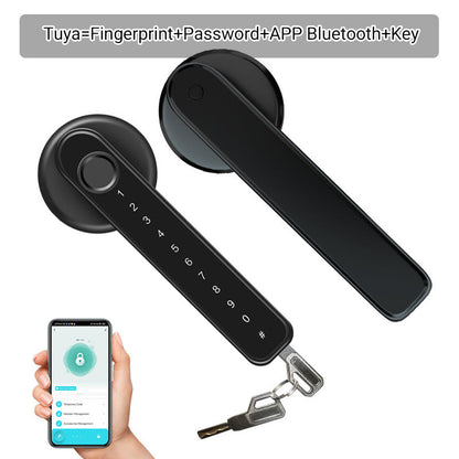 🔥Fingerabdruck Smart Türschloss Griff mit Bluetooth APP Steuerung💯💯💯